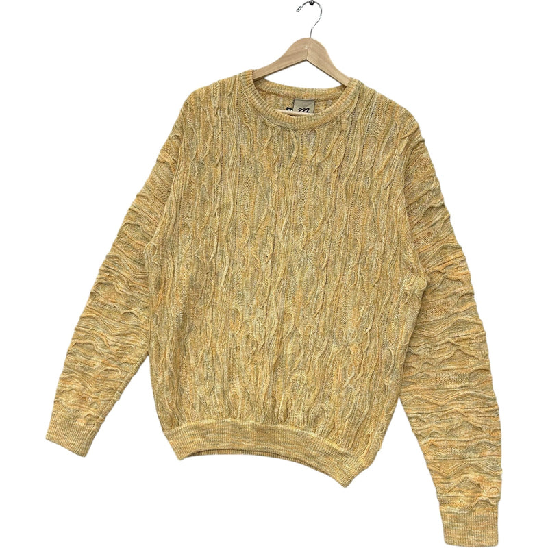 Vintage Mir Collezione 3D Knit Sweater 90s