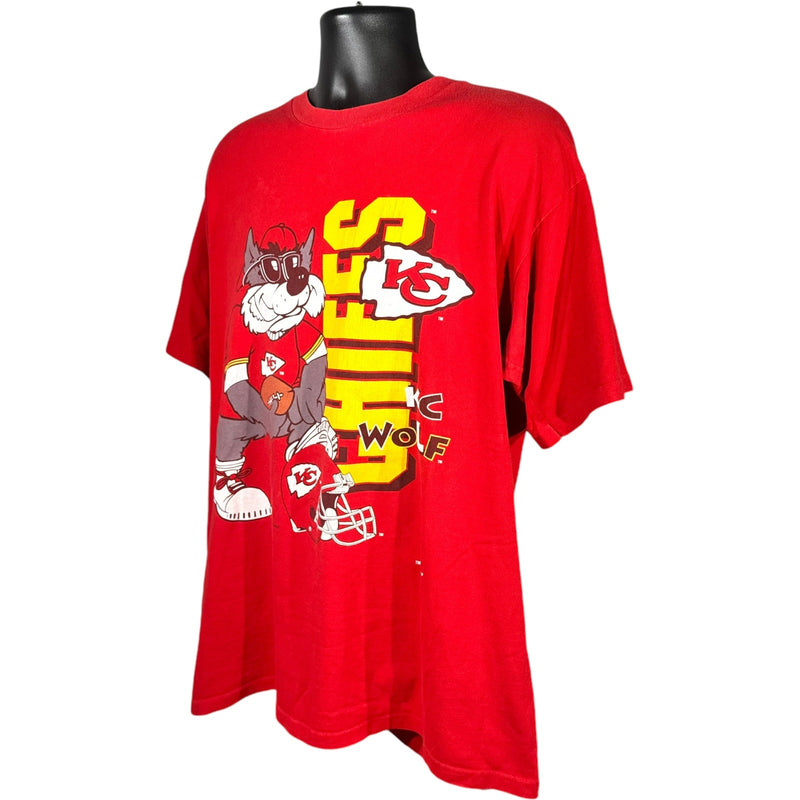 Vintage Kansas City Chiefs Mascot NFL Tee