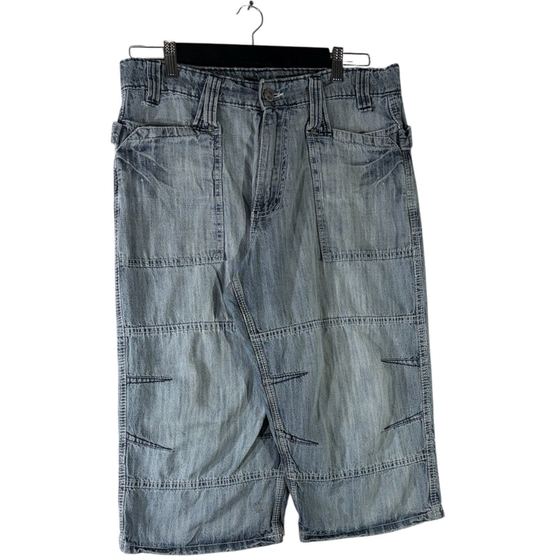 Vintage ID Fashion Denim Stitchwork Shorts 34
