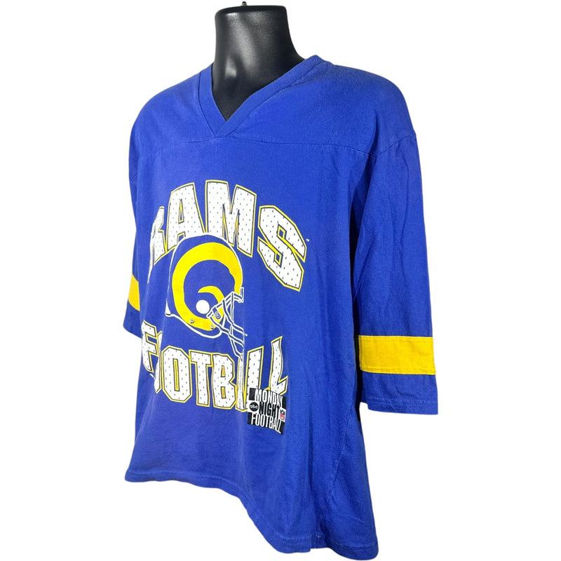 Vintage St. Louis Rams Large Helmet Logo NFL Tee 90s