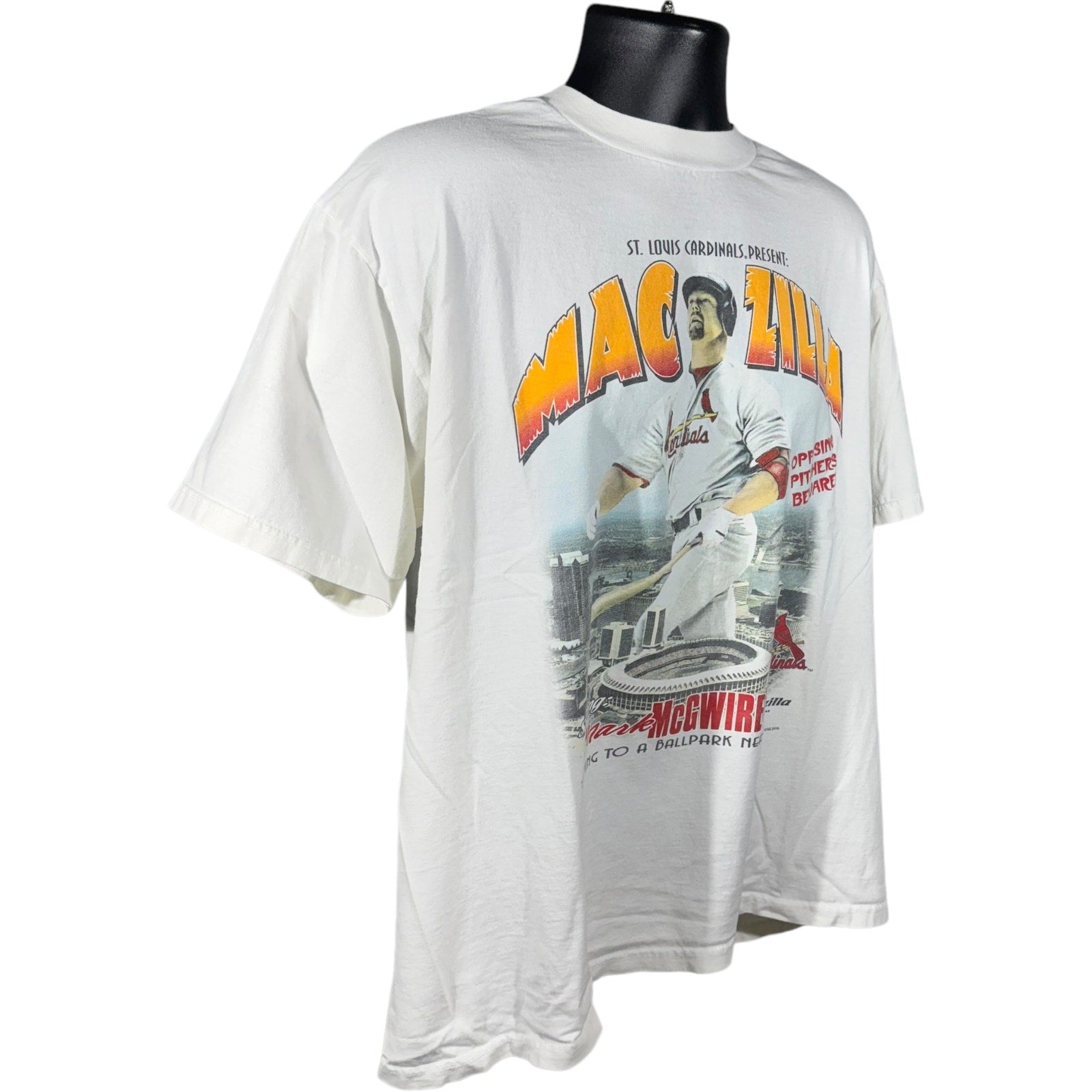 Vintage "Mac Zilla" Mark McGwire MLB Player Tee 90s