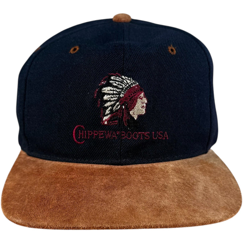Vintage Chippewa Boots USA Snapback Hat