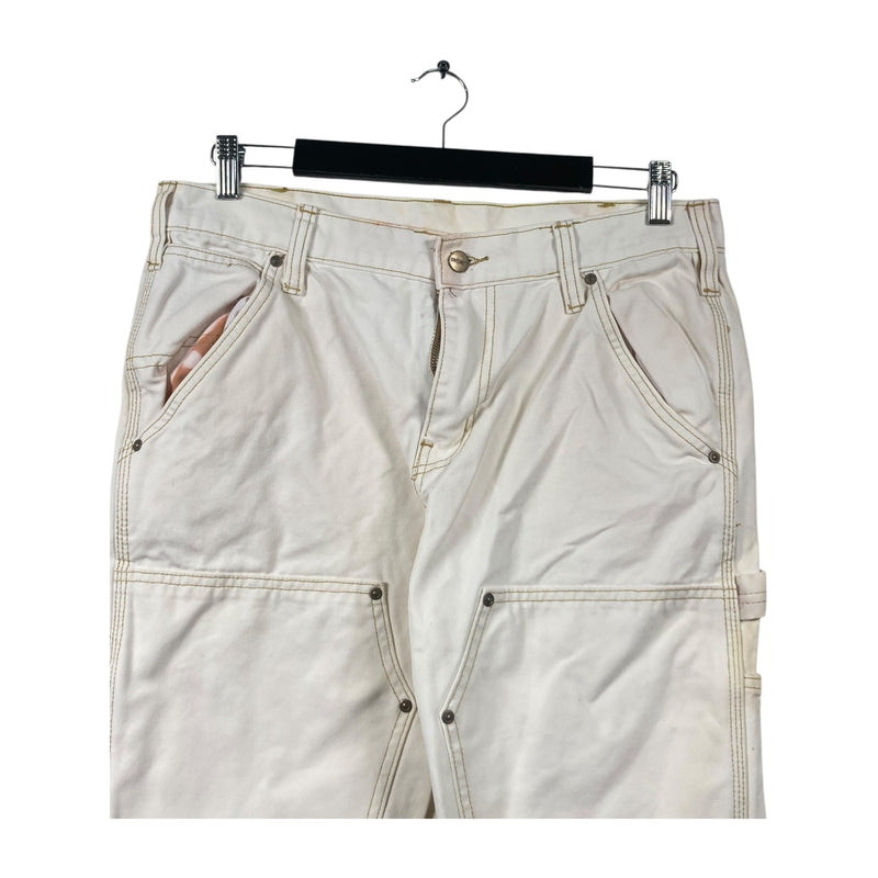Vintage Carhartt Utility Pockets Cut-out Cargo Shorts 34
