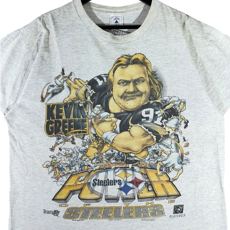 Vintage Pittsburgh Steelers Kevin Greene NFL Player T-Shirt 90s