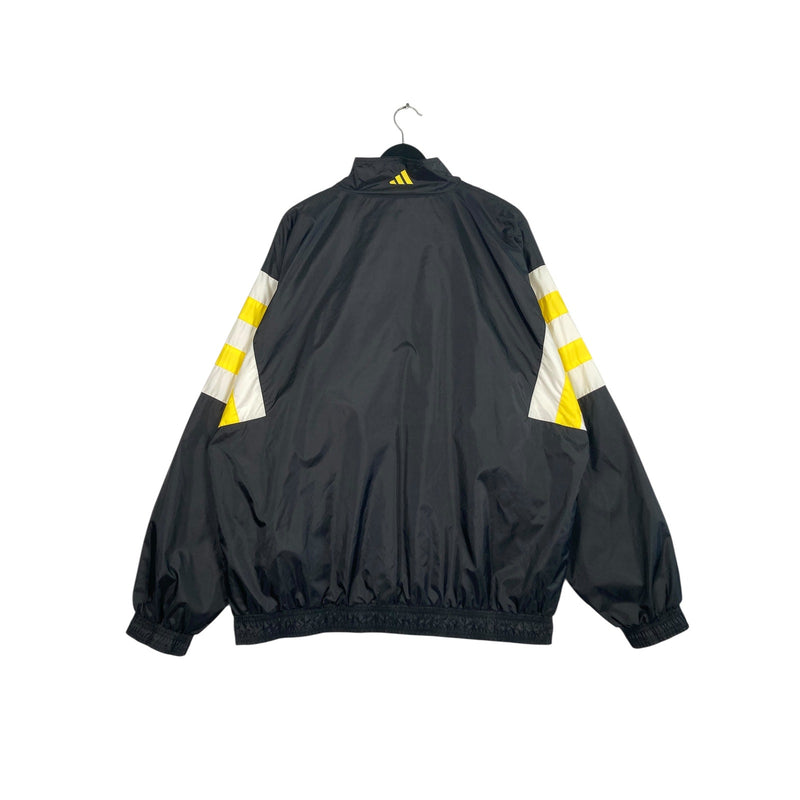 Vintage Adidas Mini Spellout Logo Full Zip Windbreaker