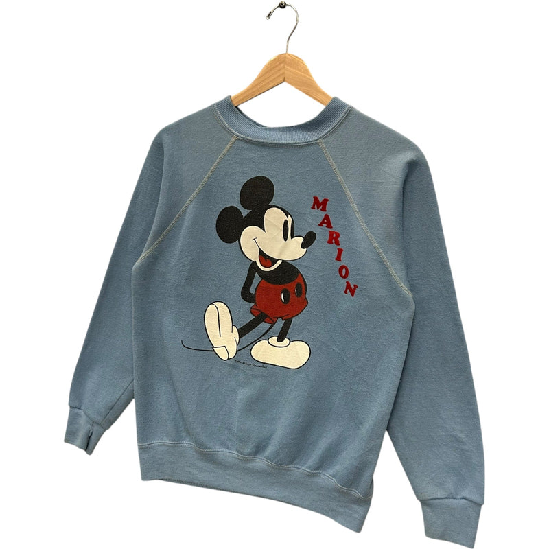 Vintage Disney Mickey Mouse "Marion" Spellout Crewneck