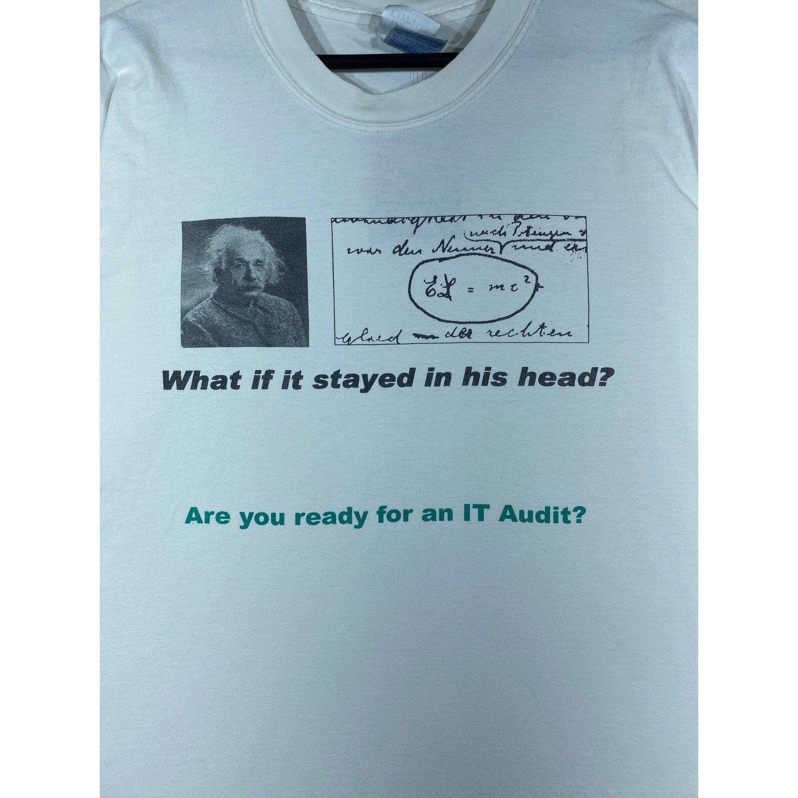 Vintage Albert Einstein IT Audit T-Shirt