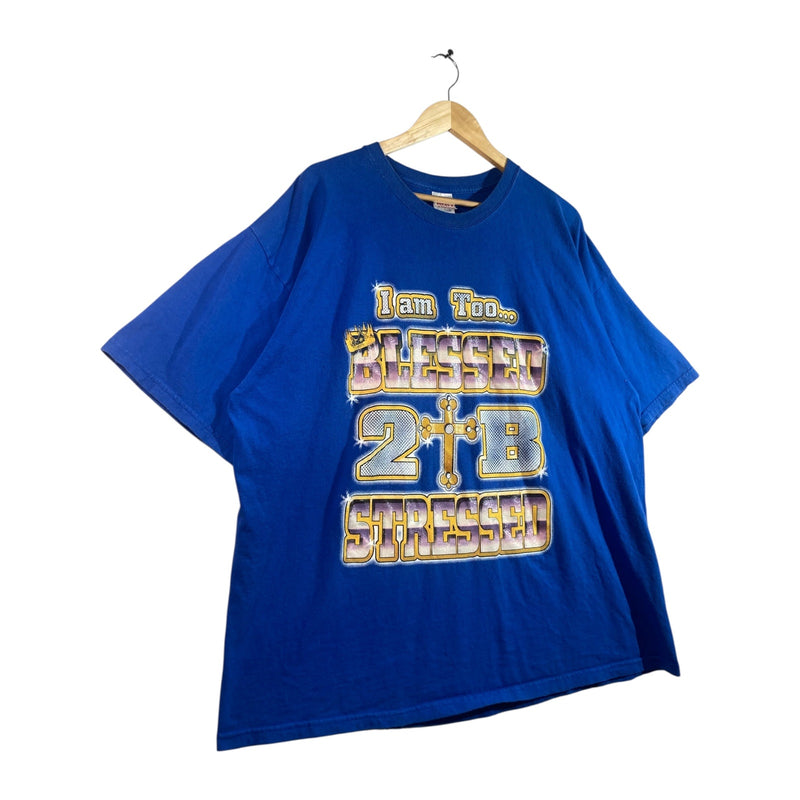Vintage Blessed 2B Stressed T-Shirt