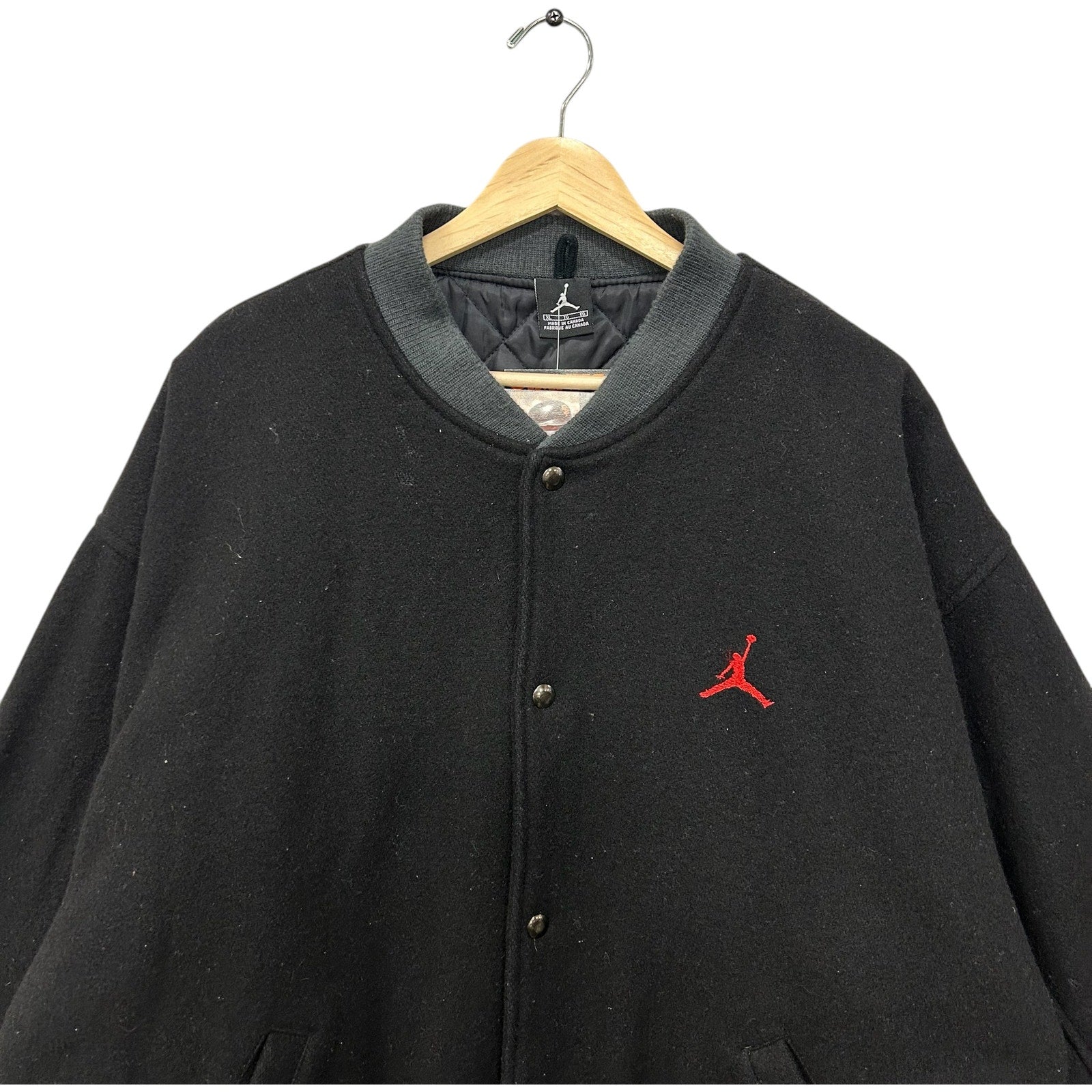 Vintage Air Jordan "Respect 23" Embroidered Varsity Jacket