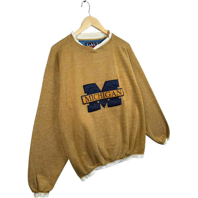 Vintage Michigan Embroidered Sweatshirt Crewneck