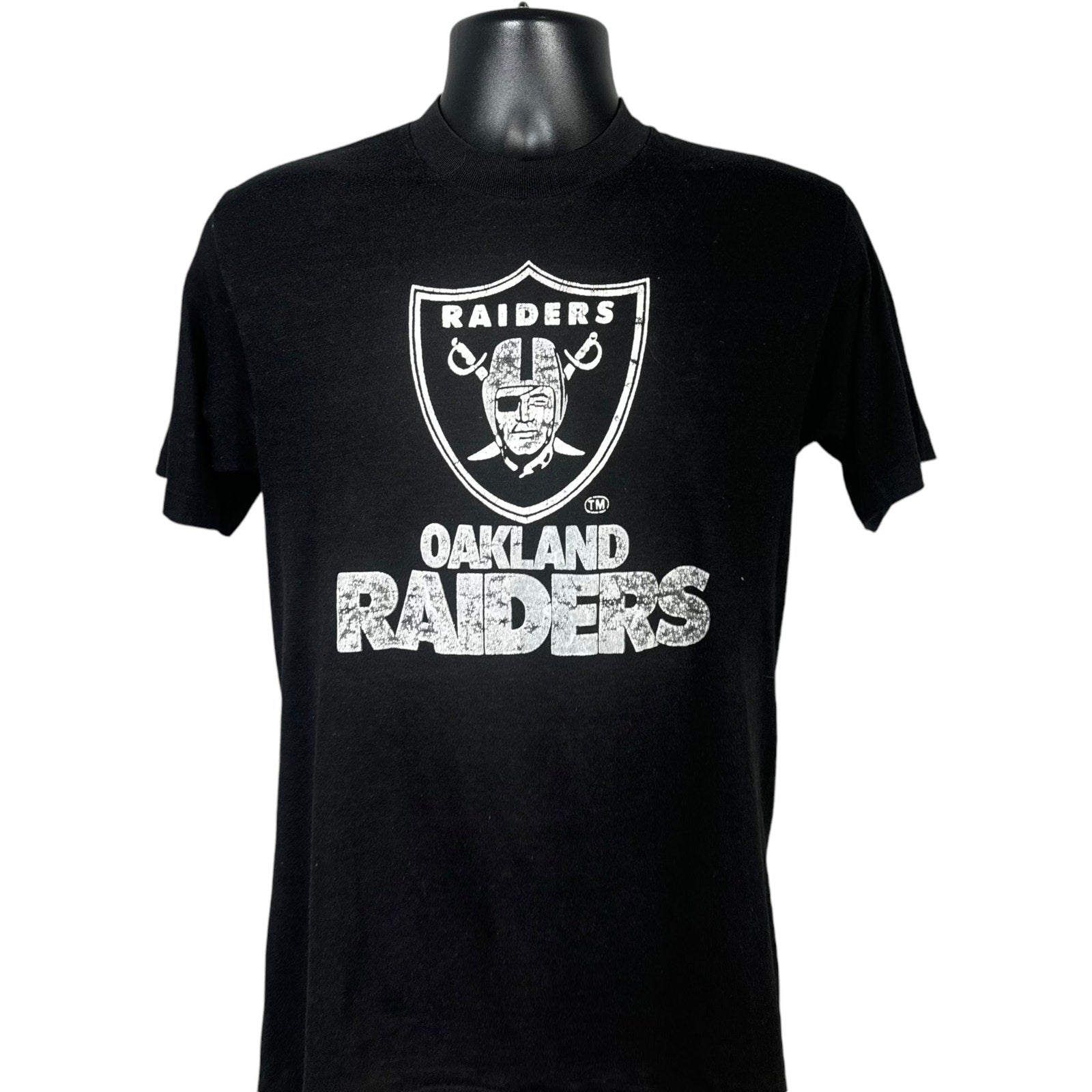 Vintage Logo 7 Oakland Raiders NFL Tee 90s