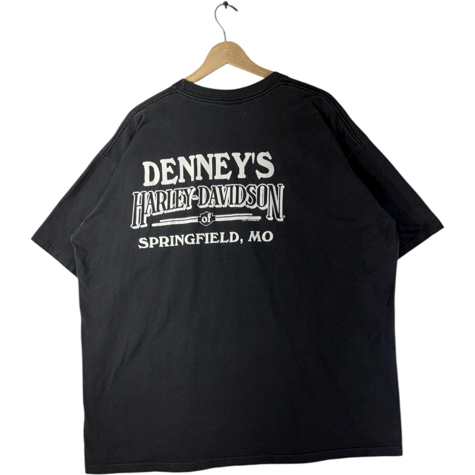 Vintage Harley Davidson Logo Chest Pocket T-Shirt