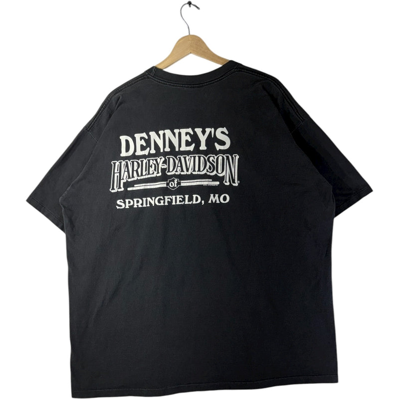 Vintage Harley Davidson Logo Chest Pocket T-Shirt