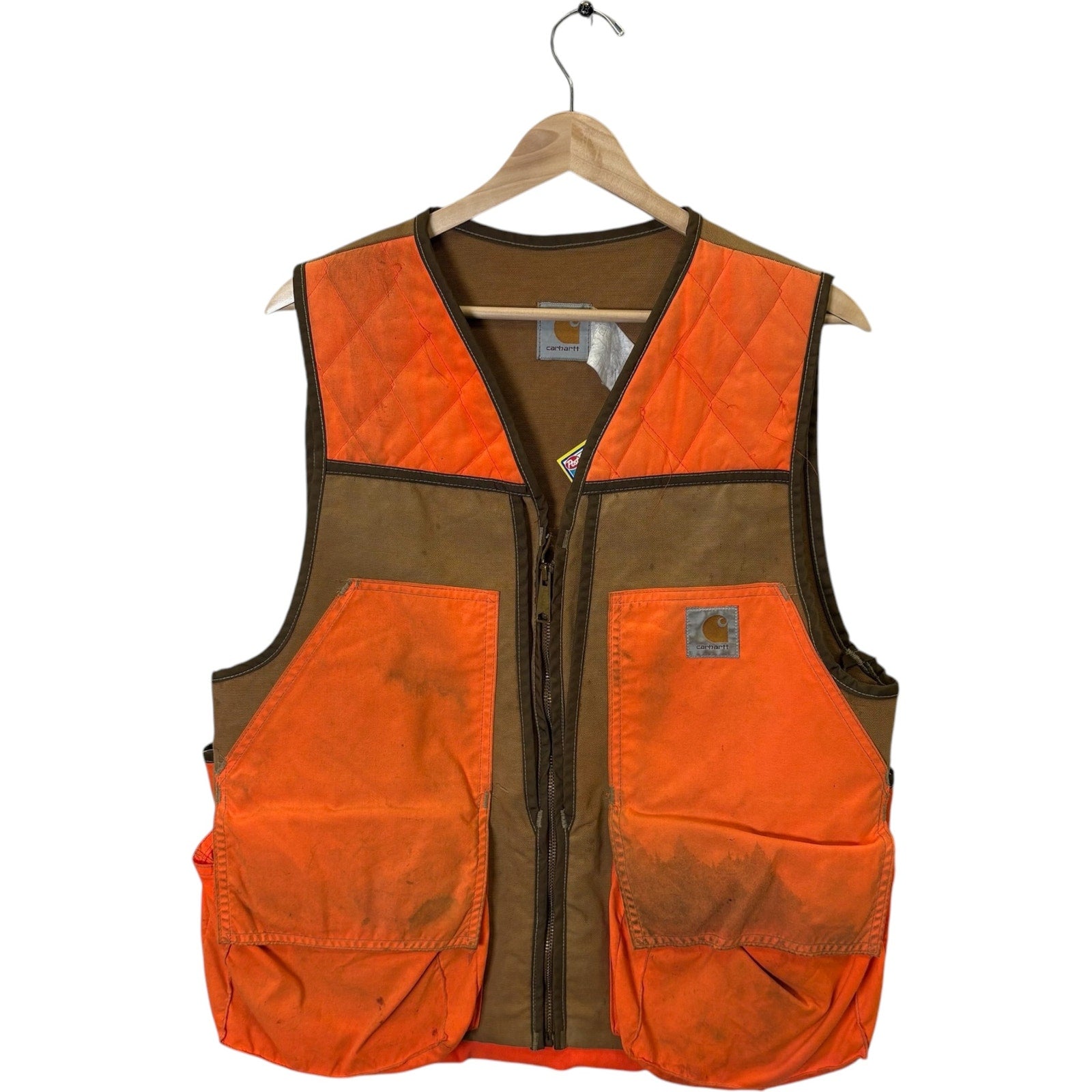 Vintage Carhartt Full Zip Hunting Vest