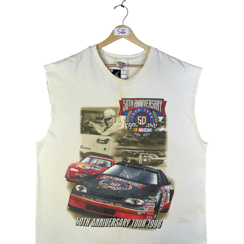 Vintage Nascar 50th Anniversary Tour 1998 Tank Top