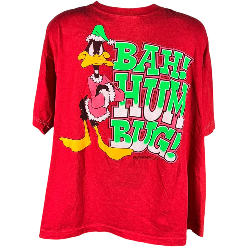 Vintage Looney Tunes  Daffy Duck "Bah Humbug" Christmas Tee