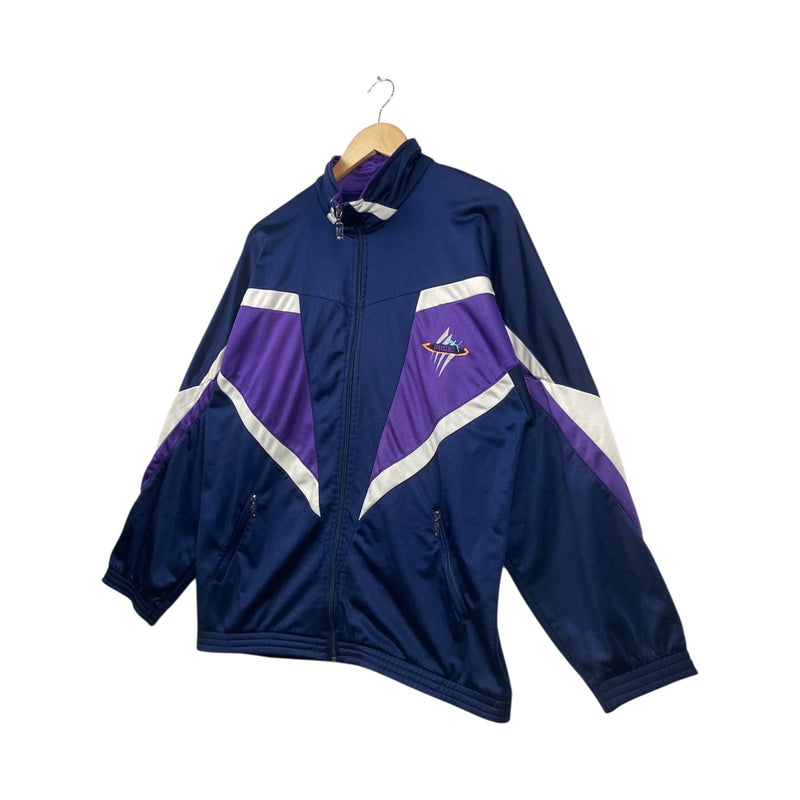 Vintage Puma World Graphic Colorblock Full Zip Track Jacket