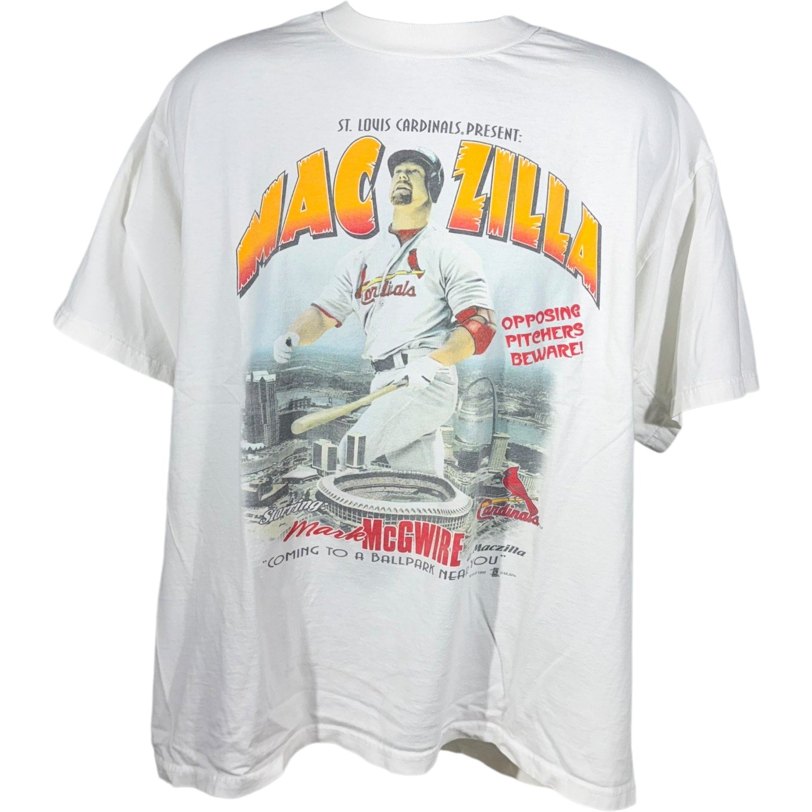 Vintage "Mac Zilla" Mark McGwire MLB Player Tee 90s