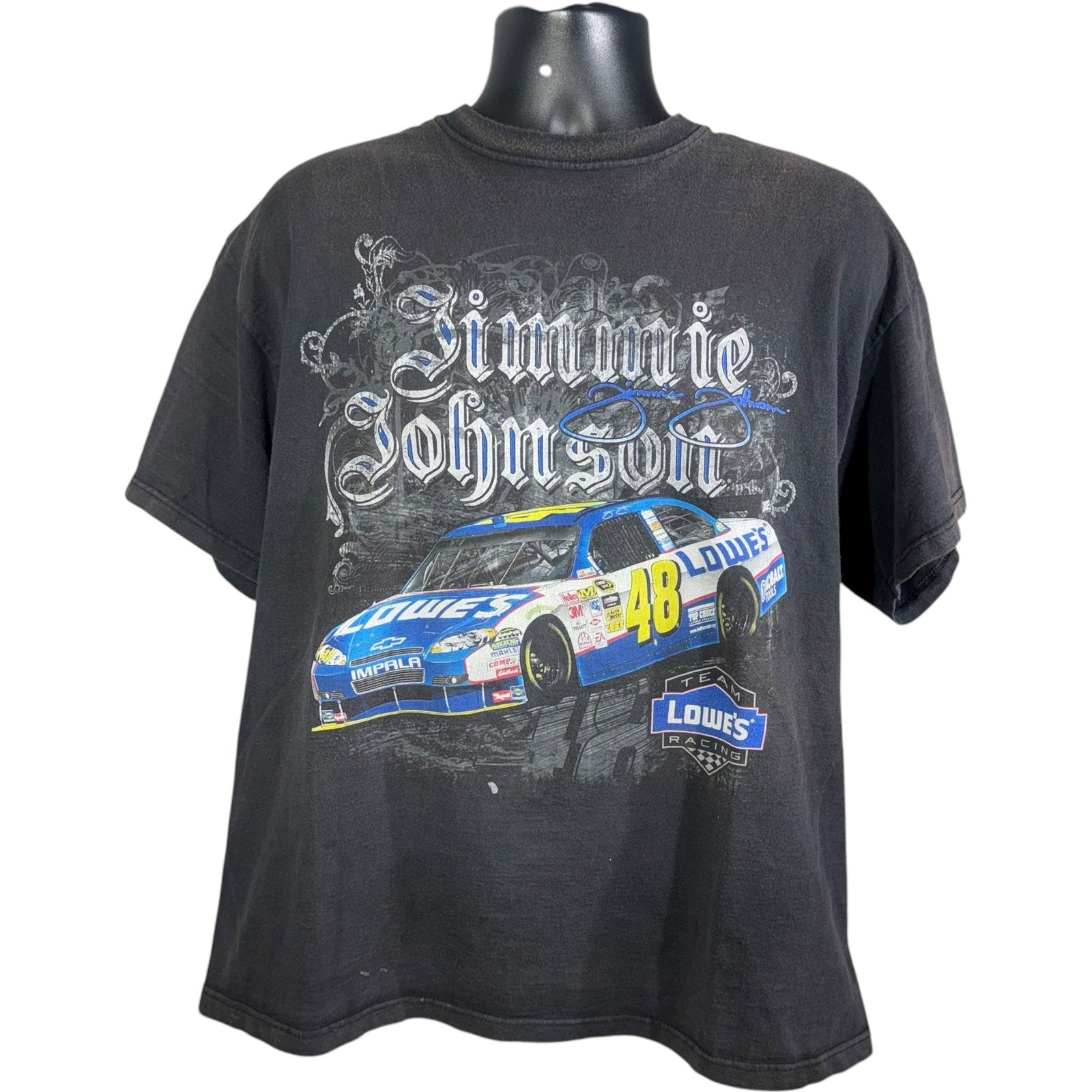 Vintage NASCAR Jimmie Johnson Double Sided Graphic Tee