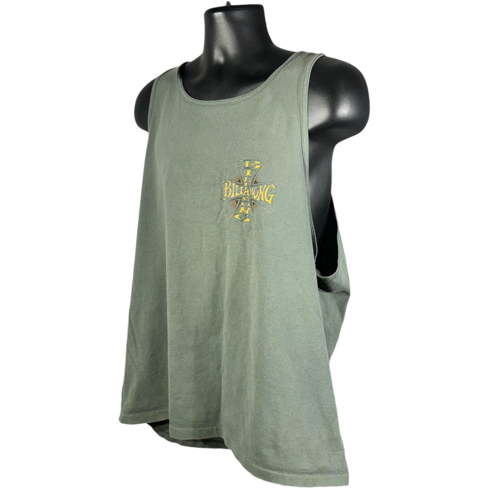 Vintage Billabong Cross Logo Mullet Tank Top