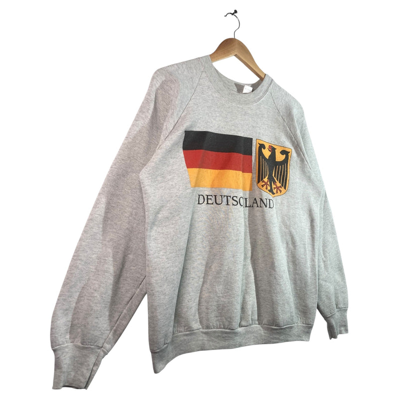 Vintage Deutschland Germany Flag Crewneck