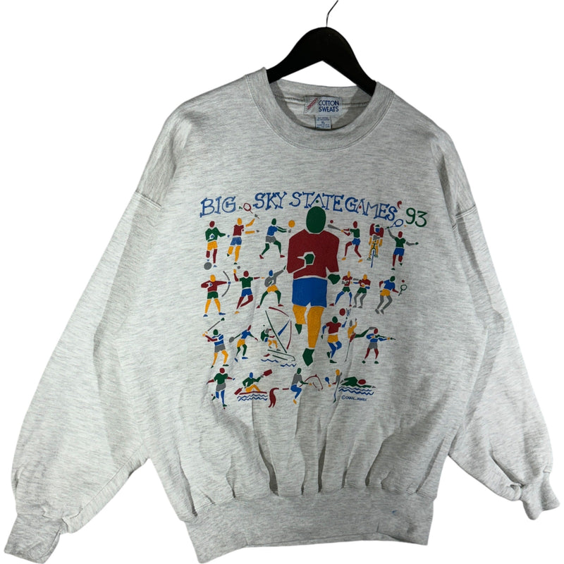 Vintage Big Sky State Games Crewneck 1993