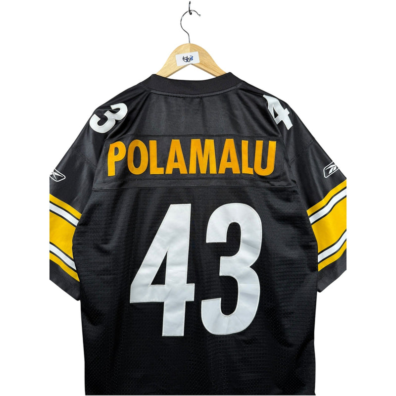 Vintage NFL Reebok Polamalu 43 Steelers Jersey