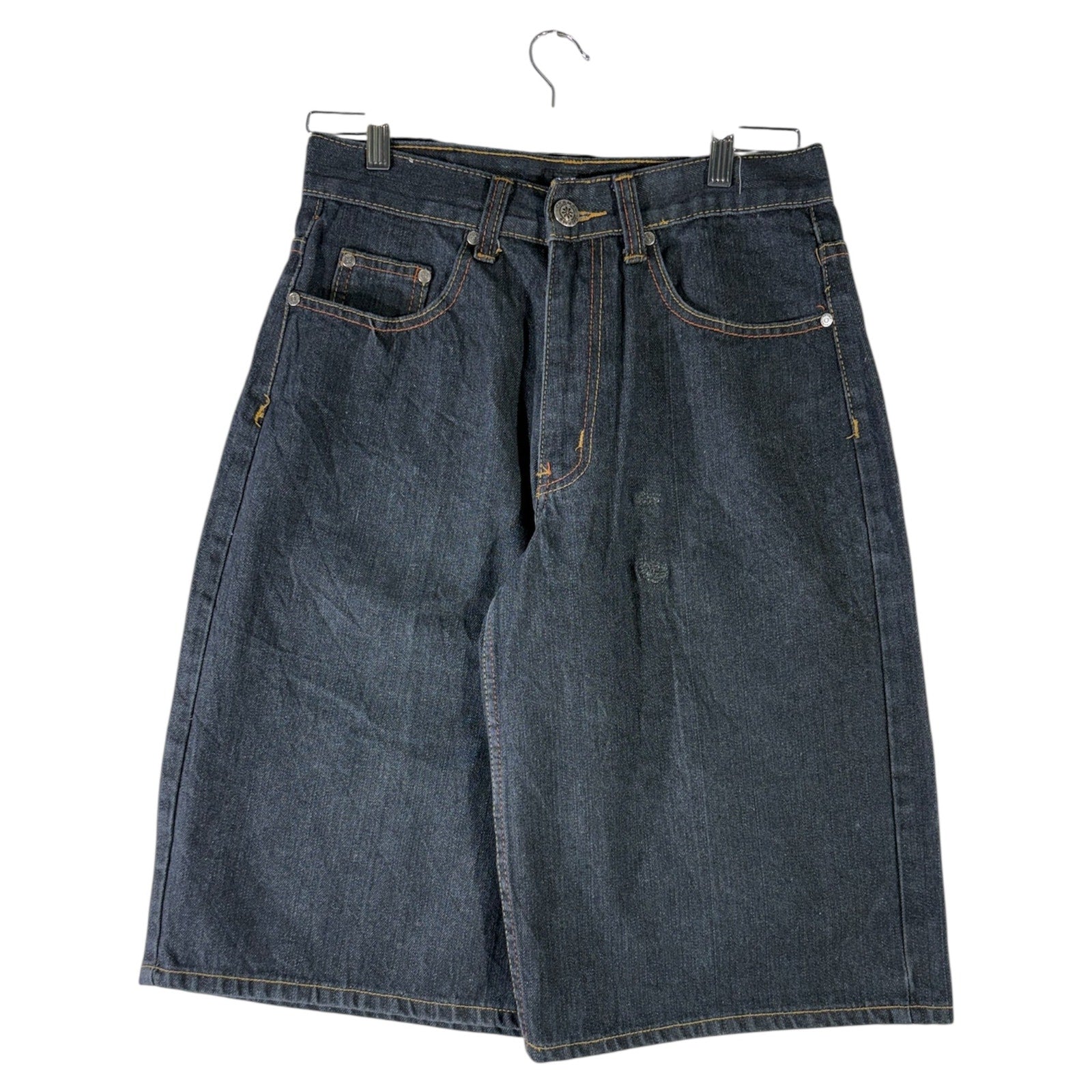 Vintage Chams Bermuda Utility Denim Shorts 30