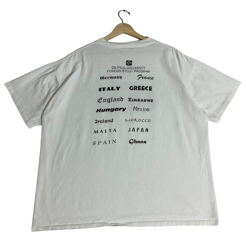 Vintage Education Unites The World Tee