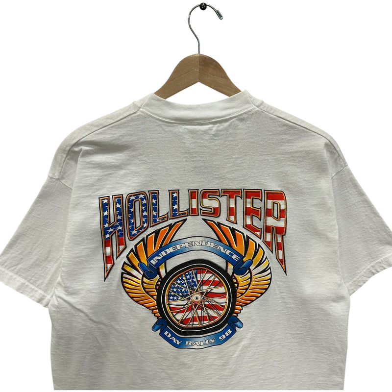 Vintage Hollister Independence Day Bike Rally Tee 1998