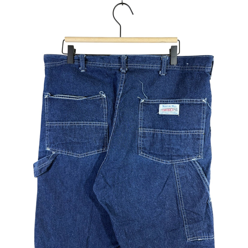 Vintage Carters Denim Carpenter Shorts 36