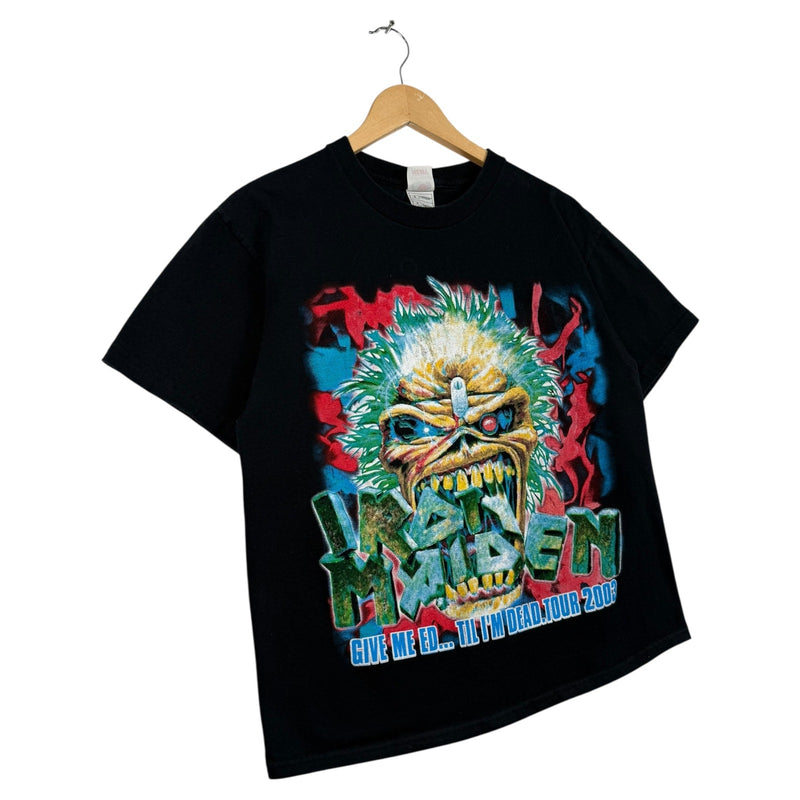 Vintage Iron Maiden "Give Me Ed" Tour Graphic T-Shirt 2003