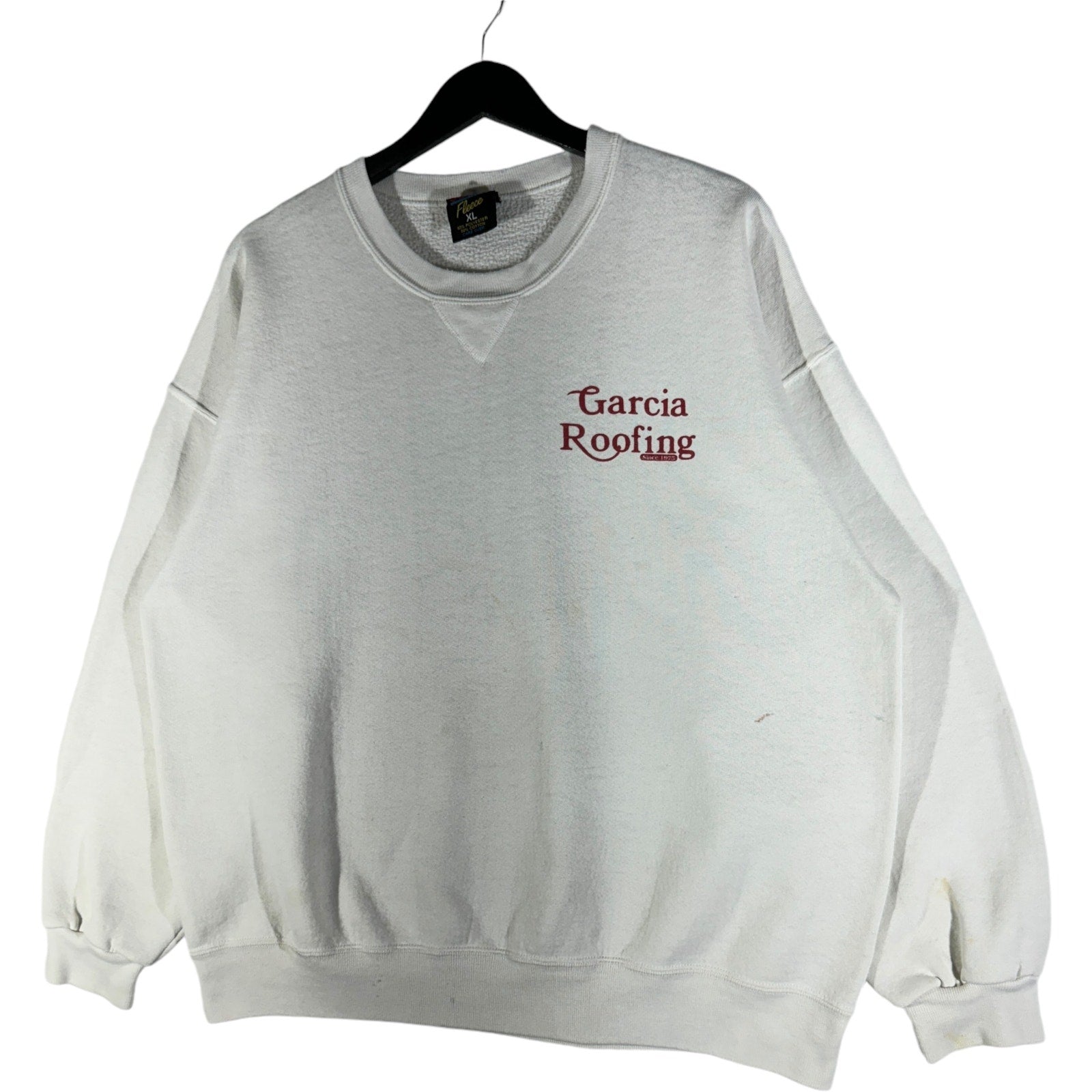 Vintage Garcia Roofing "World Tour" Crewneck 90s