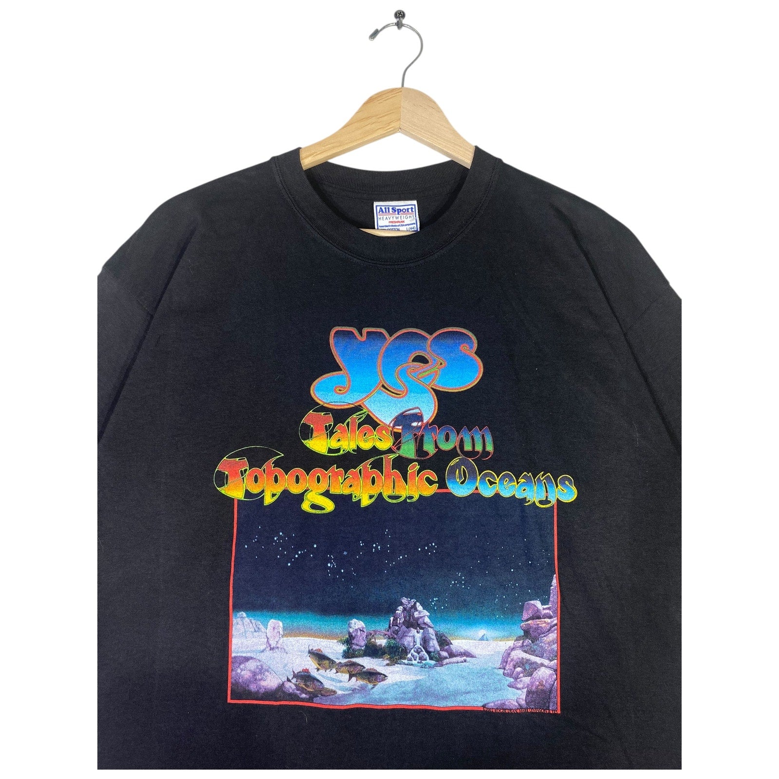 Vintage Yes Graphic Print T-Shirt