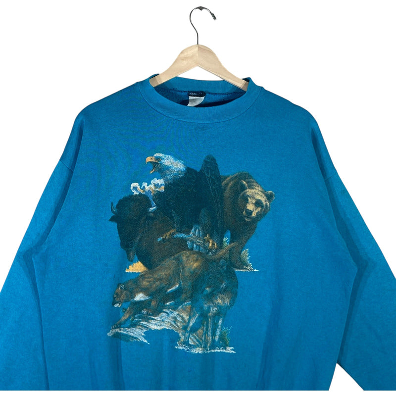 Vintage Wildlife Nature Crewneck
