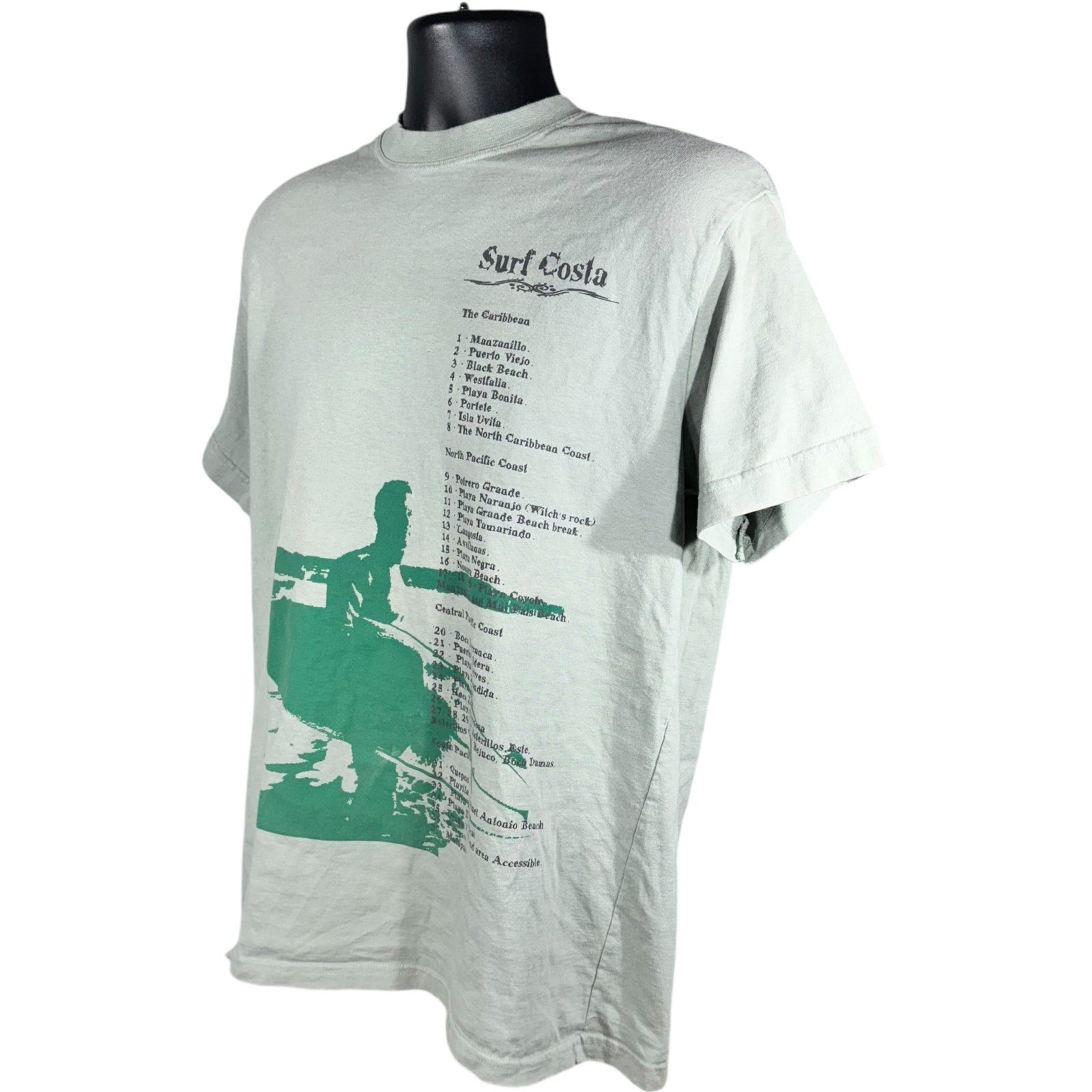 Vintage Costa Rica "Surf Map" Tee