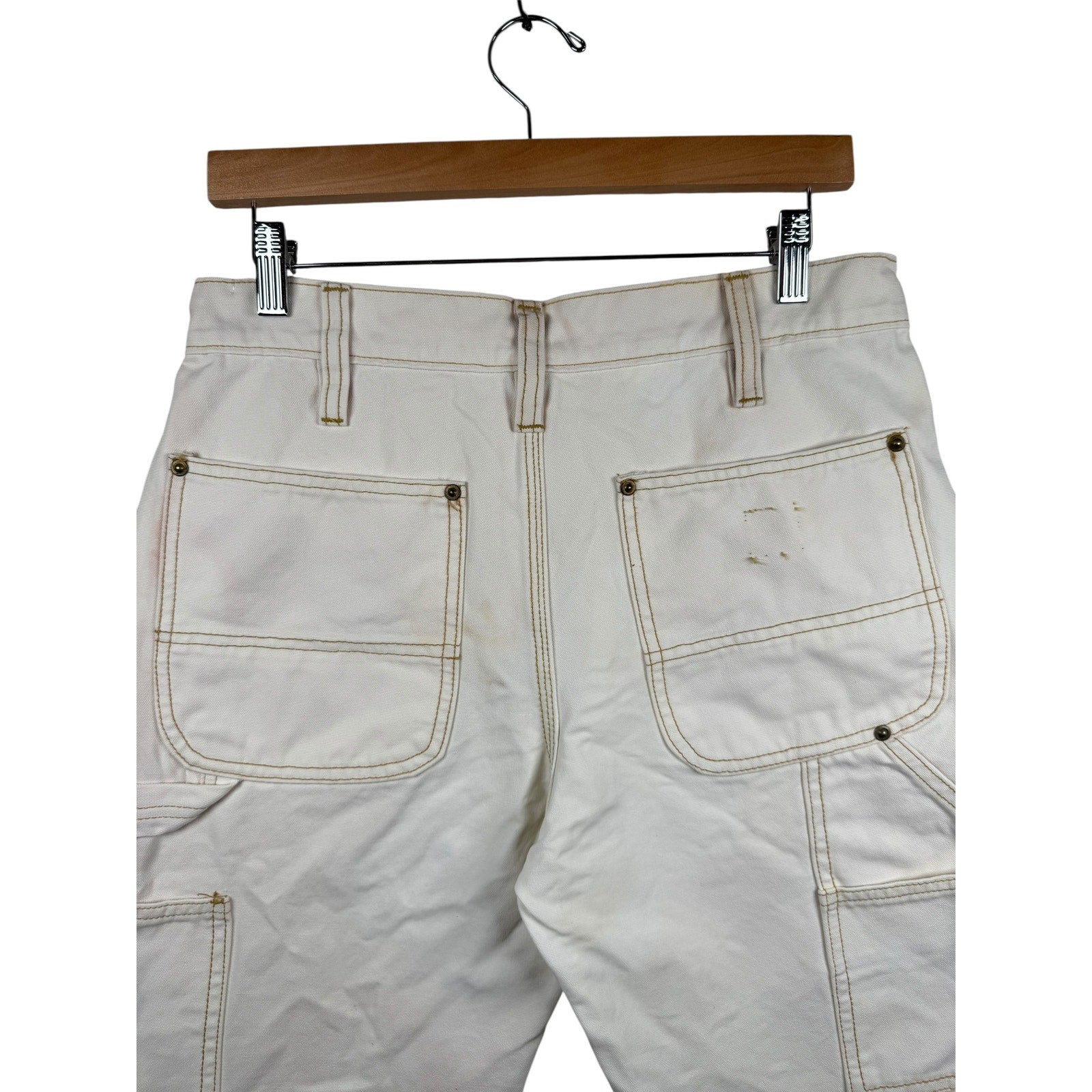 Vintage Carhartt Utility Cargo Denim Shorts 32