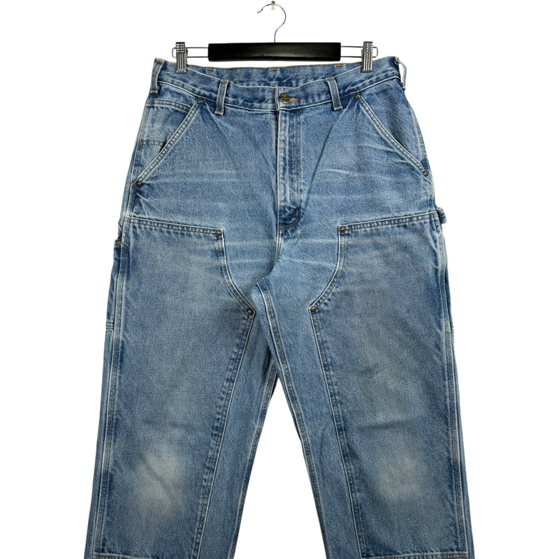 Vintage Carhartt Loose Straight Double-Front Denim Jeans 34x34