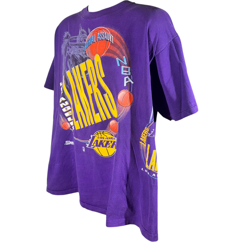 Vintage Los Angeles Lakers Aerial Assault Wraparound NBA Tee