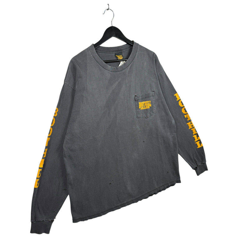 Vintage Boot Hill Saloon Pocket Eagle Graphic Long Sleeve