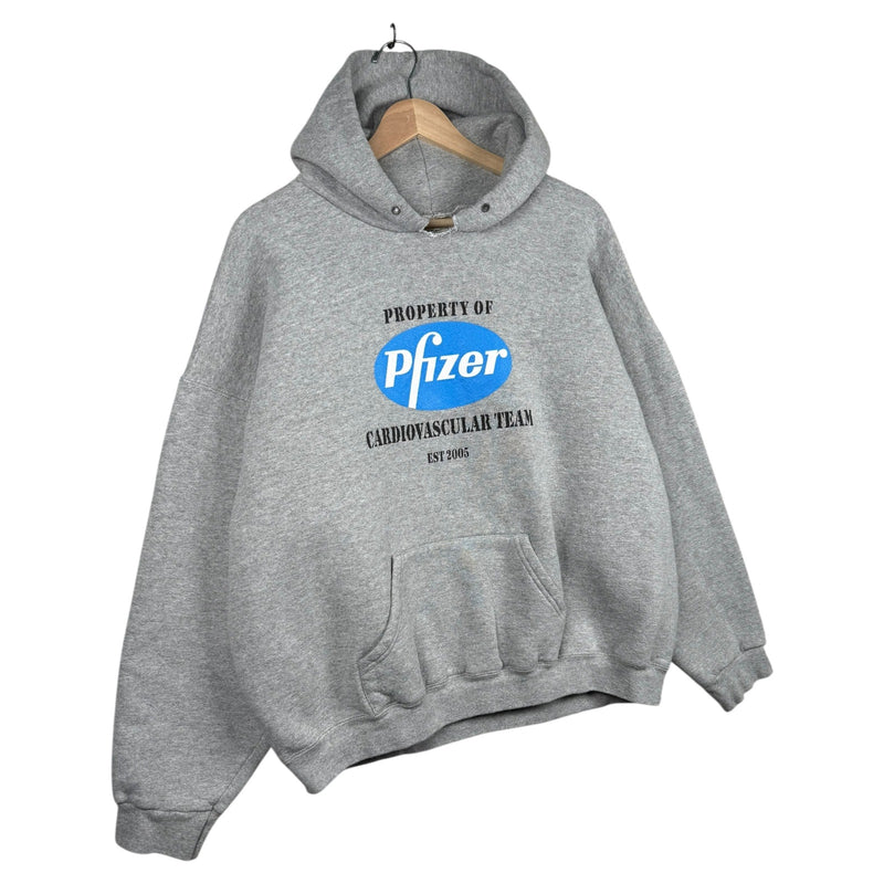 Vintage Property Of Pfizer Pullover Hoodie