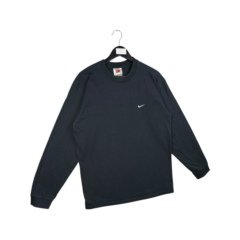 Vintage Nike Solid Long Sleeve T-shirt