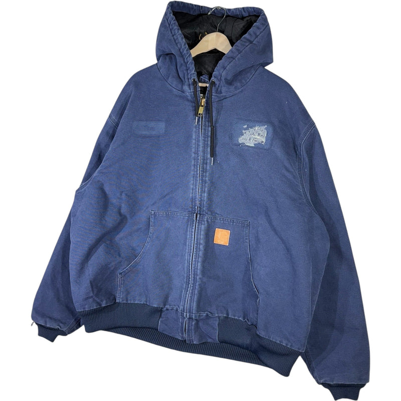 Vintage Carhartt Hooded Workwear Jacket