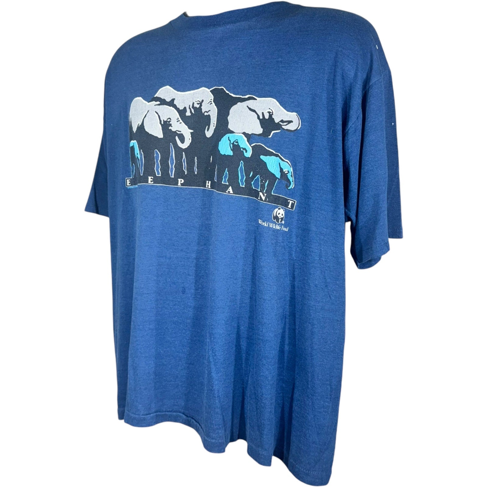 Vintage World Wildlife Fund Elephant Tee