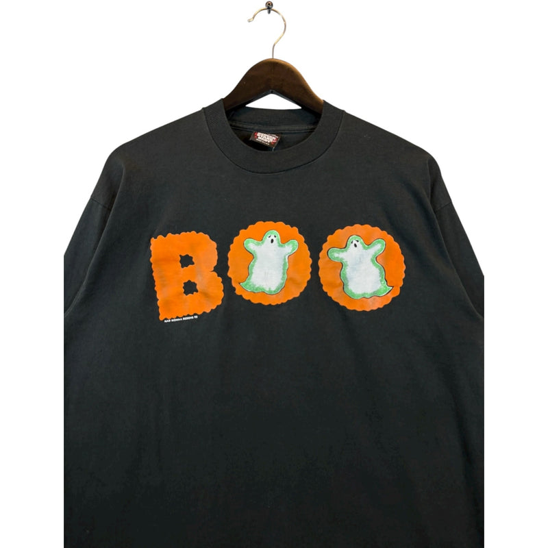 Vintage Halloween Ghosts BOO Long Sleeve