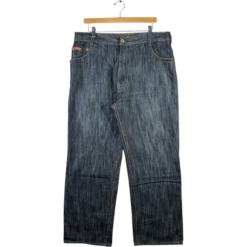 Vintage 5ive Jungle & Co. Embroidered Baggy Denim 37 x 30