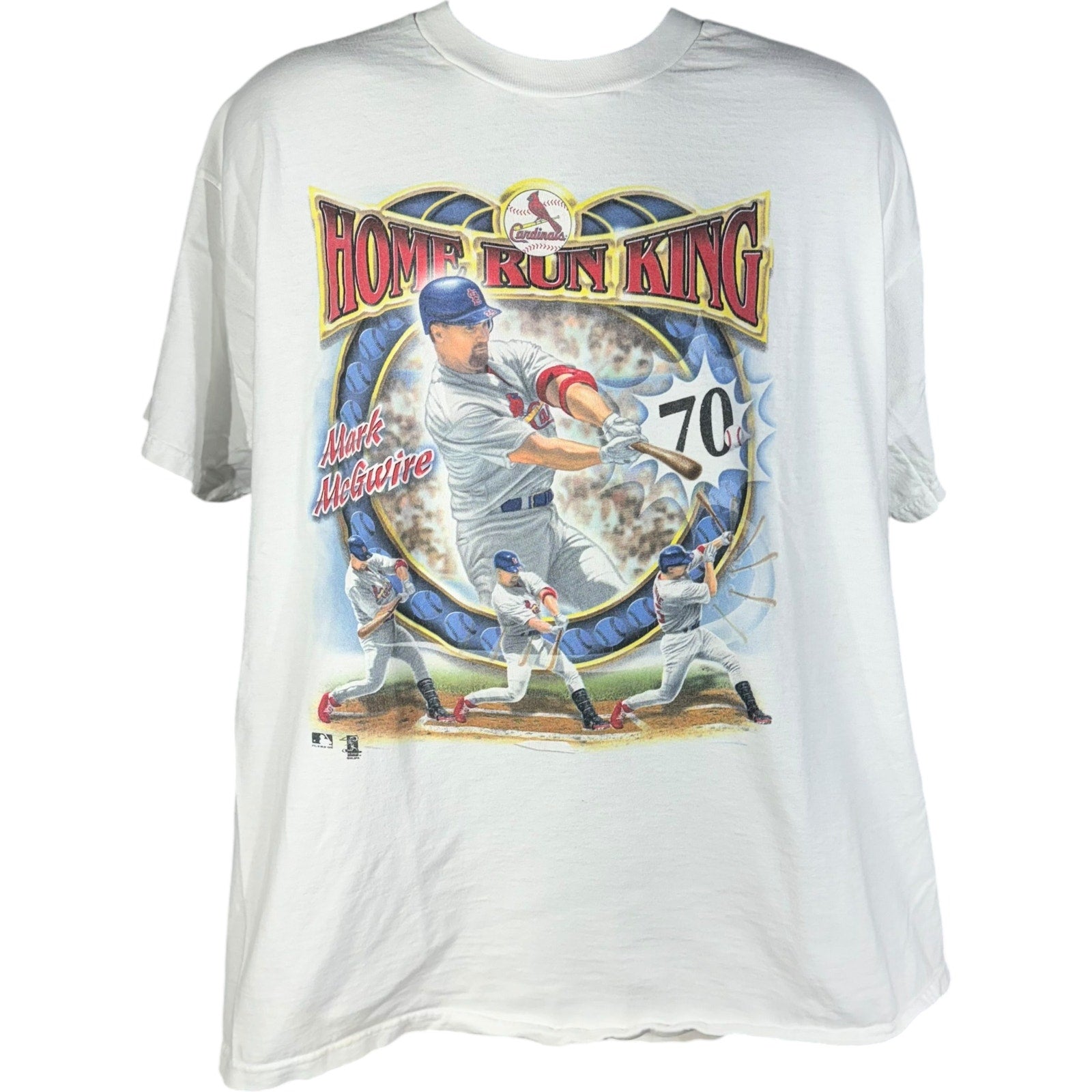 Vintage St. Louis Cardinals Mark McGwire Home Run King Tee