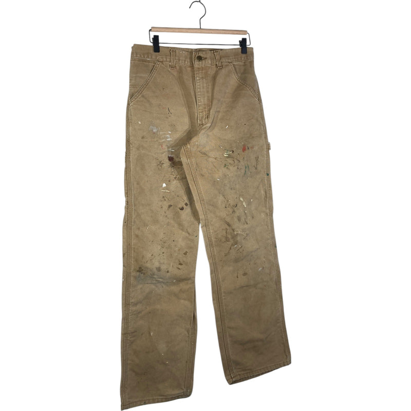 Vintage Carpenter Canvas Distressed Utility Pants 30
