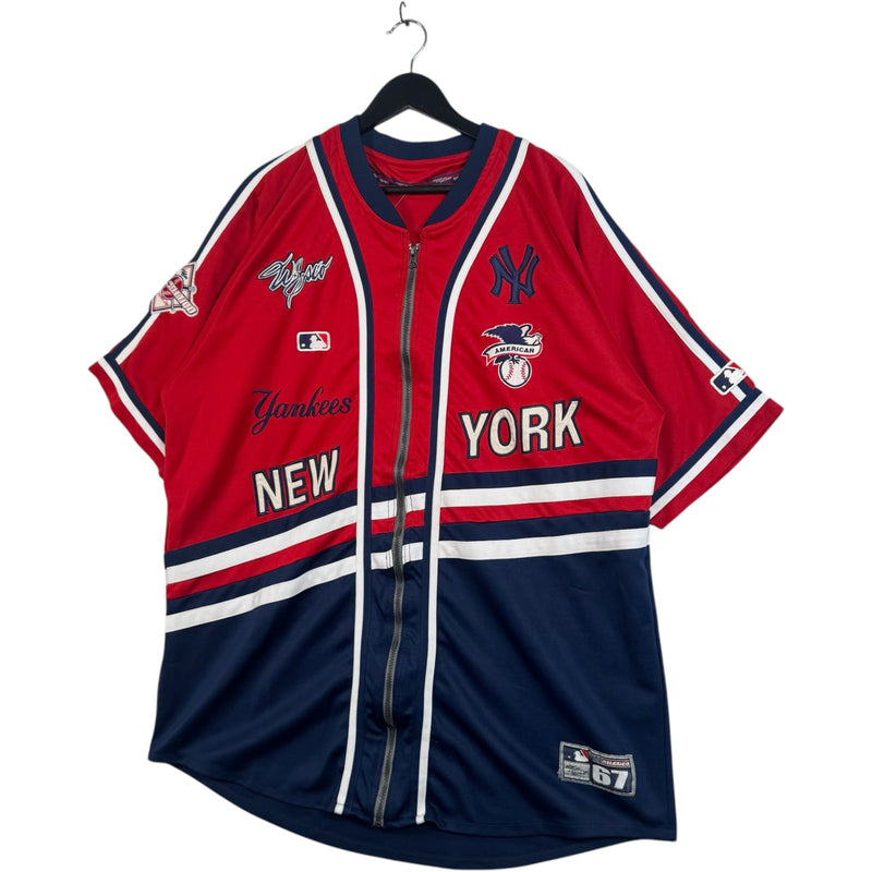 Vintage Willie Esco New York Yankees Full Zip Jersey Tee