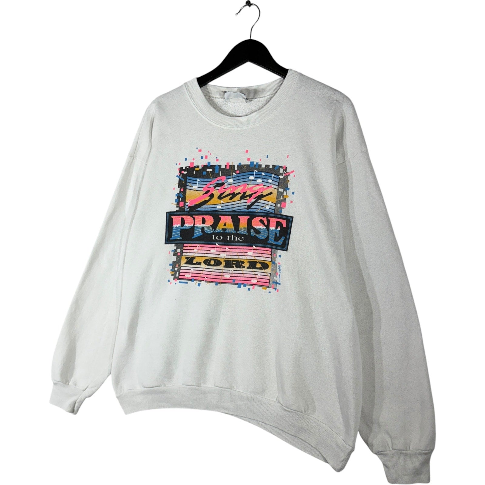 Vintage "Praise To The Lord" Religious Crewneck